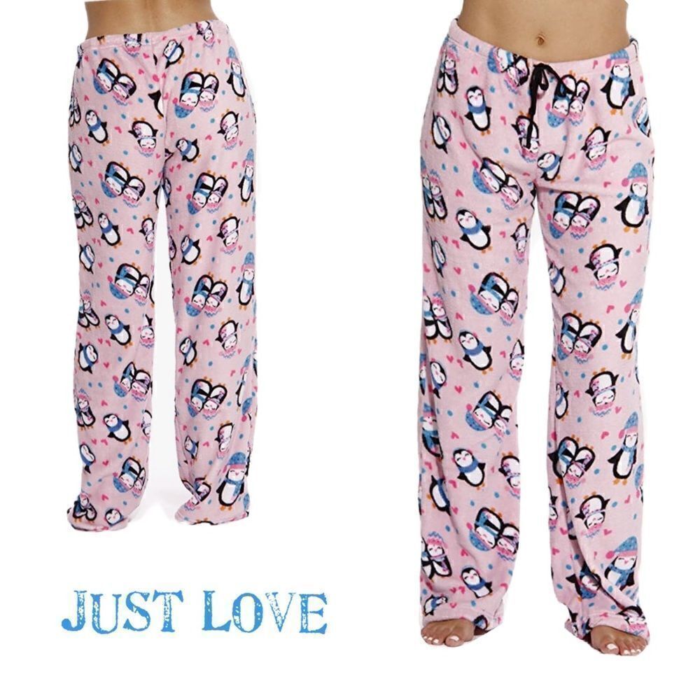 NWT Just Love Women's Plush Pajama/lounge Pants Plus Size 1X
